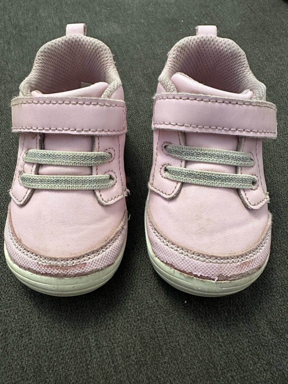 Stride Rite SR Taye 2.0 Pink Baby Sneakers Size 4 Toddler Shoes